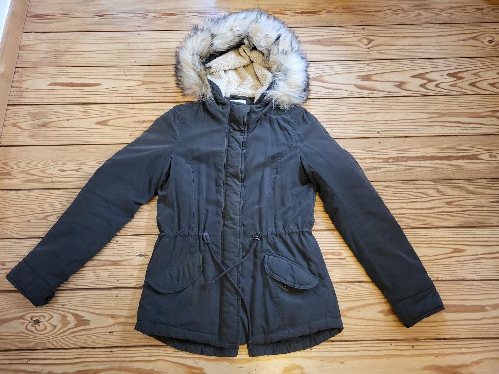 Winterjas voor dames, kleine bontcapuchon, Kleding | Dames, Ophalen, Only, Maat 36 (S), Gedragen