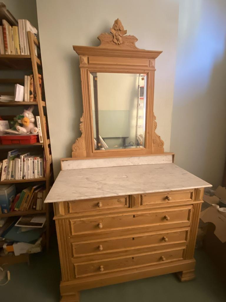 commode lavabo ancien, Enlèvement