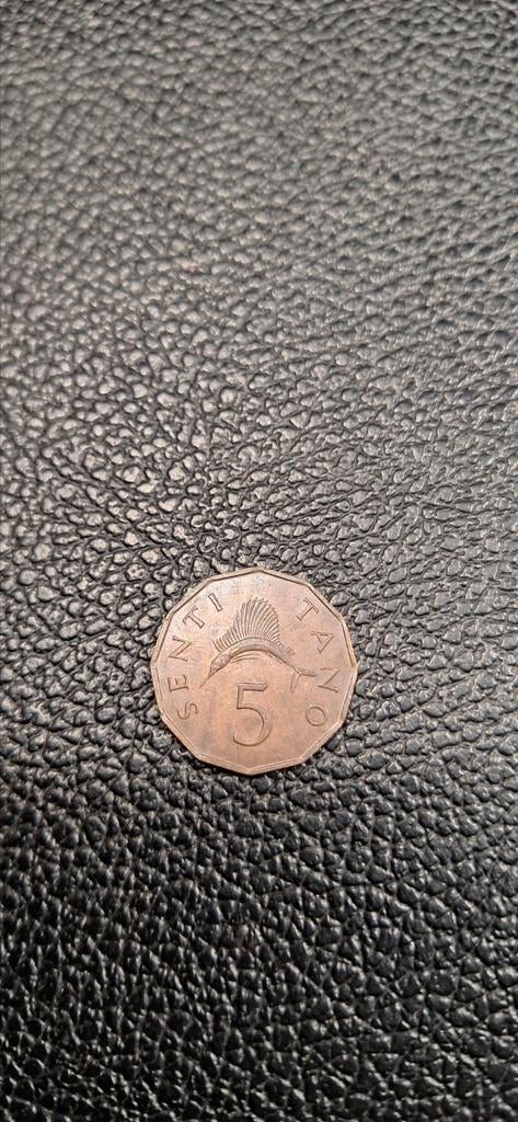 1##    Tanzania 5 senti 1974, Postzegels en Munten, Munten | Afrika, Ophalen of Verzenden, Tanzania
