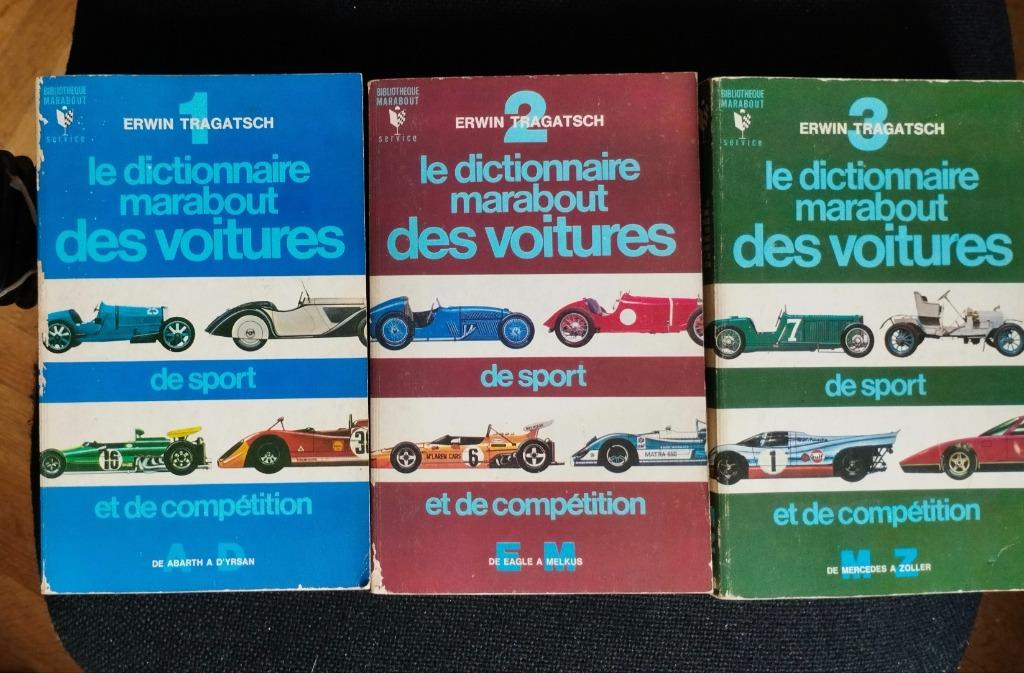 Dictionnaire Marabout des Voitures de Sport et de Compétitio, Général, Utilisé, Tragatsch Erwin, Envoi