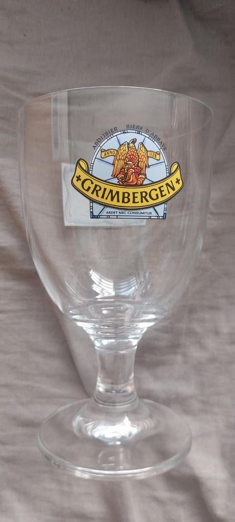 Verre grimbergen avec tableau magritte, Collections, Enlèvement ou Envoi