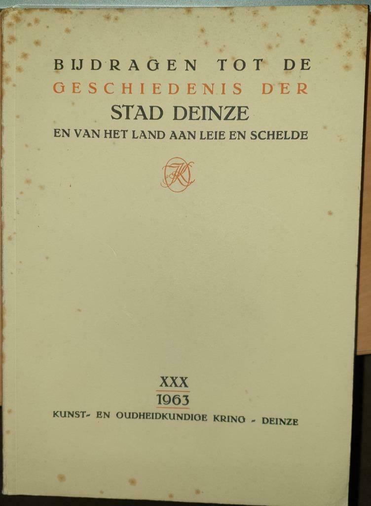 Bijdragen tot de geschiedenis der stad Deinze en van het lan, Boeken, Geschiedenis | Stad en Regio, Gelezen, Ophalen of Verzenden