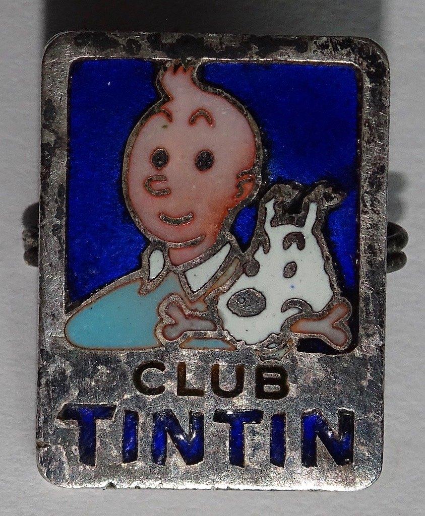 Club Tintin épinglette de sécurité, Collections, Broches, Pins & Badges, Enlèvement