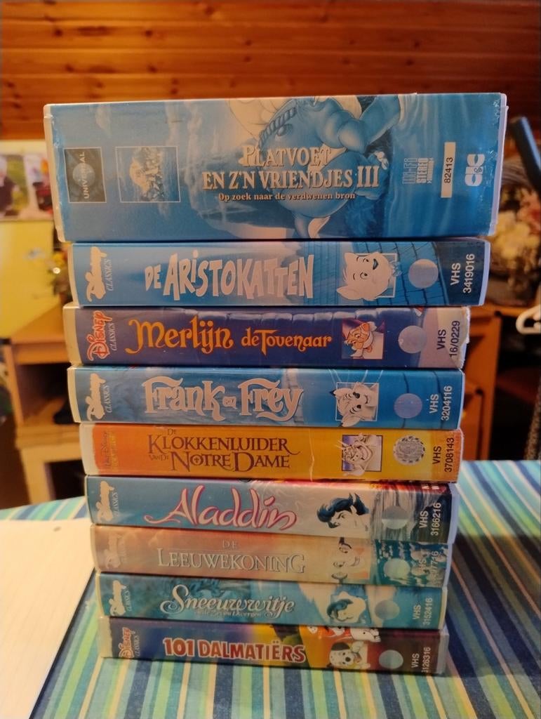Videocassettes VHS Disney en Universal, Cd's en Dvd's, VHS | Kinderen en Jeugd, Gebruikt, Overige typen, Ophalen of Verzenden