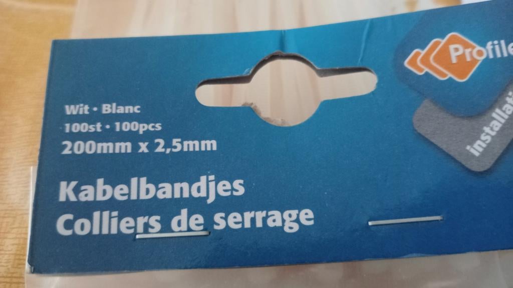 Kabelbandjes, Ophalen of Verzenden, Nieuw