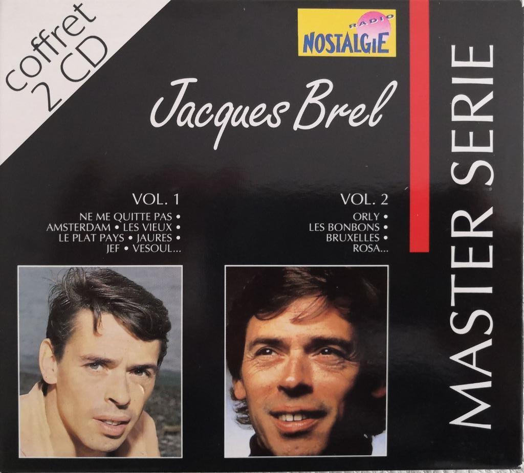 JACQUES BREL - Master serie vol. 1 & 2 (2 CD boxset), Enlèvement ou Envoi, Comme neuf