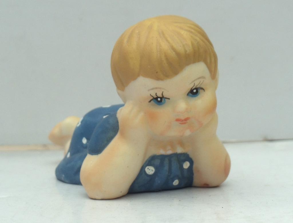 Bedankje - Baby porselein blauw - 30 stuks voor 10€ !!, Ophalen, Nieuw, Kraamcadeau