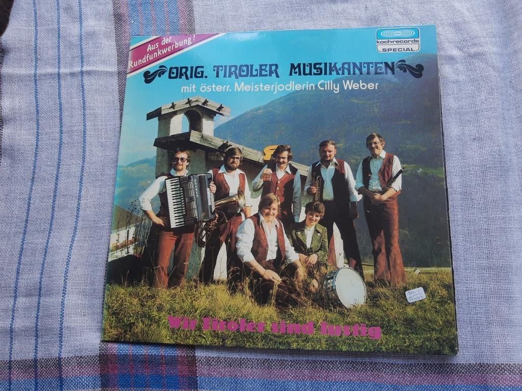 Dubbel Lp : Tiroler muzikanten met jodelen, Ophalen of Verzenden, Zo goed als nieuw