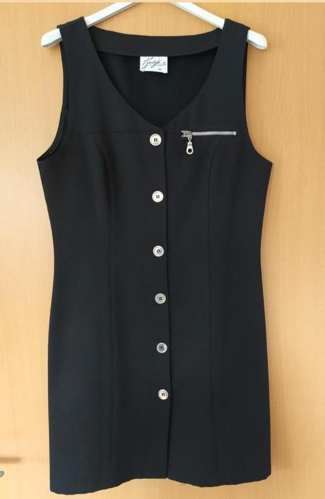 Robe chasuble noire taille 36, Vêtements | Femmes, Robes, Comme neuf, Taille 36 (S), Noir, Au-dessus du genou, Enlèvement ou Envoi