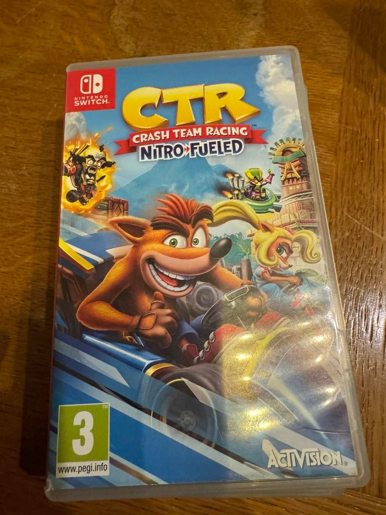 CTR Crash Team Racing pour Nintendo Switch, Consoles de jeu & Jeux vidéo, Enlèvement ou Envoi, Comme neuf