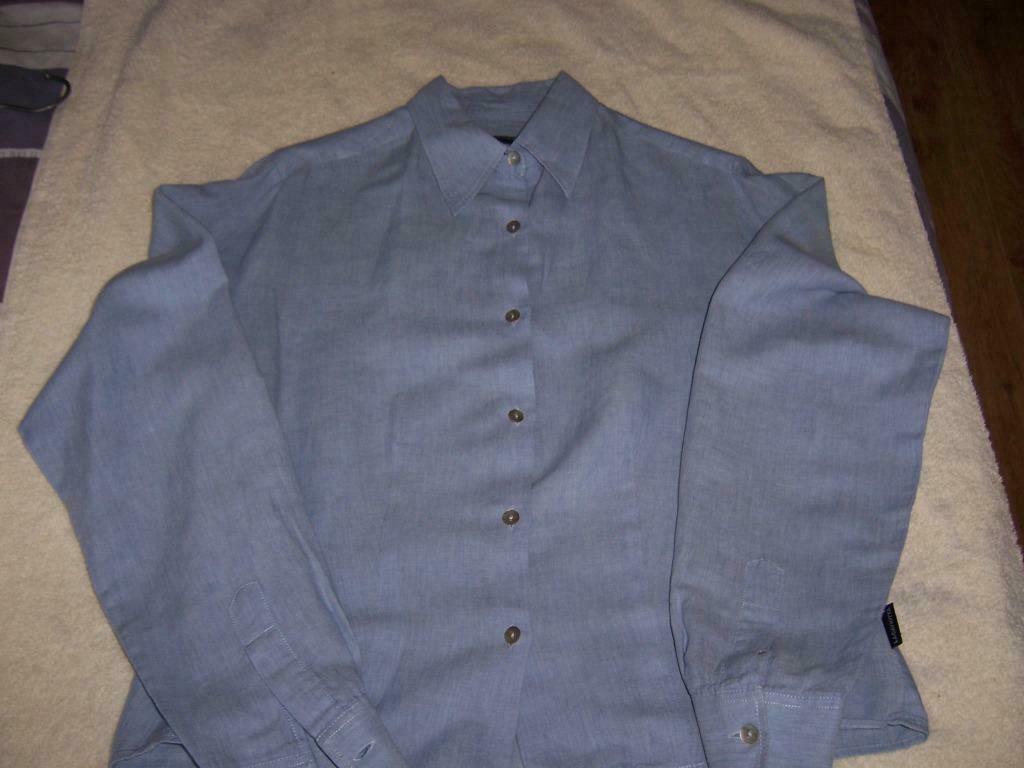 Mooie bloes-blouse blauw -La Gaviotta maat 44, Ophalen of Verzenden, Maat 42/44 (L), Blauw