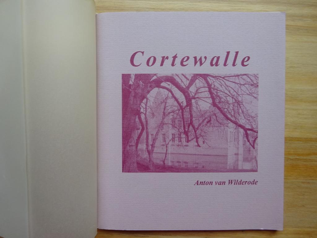 Anton van Wilderode, Cortewalle. Gedicht uit 1975., Ophalen of Verzenden, Zo goed als nieuw