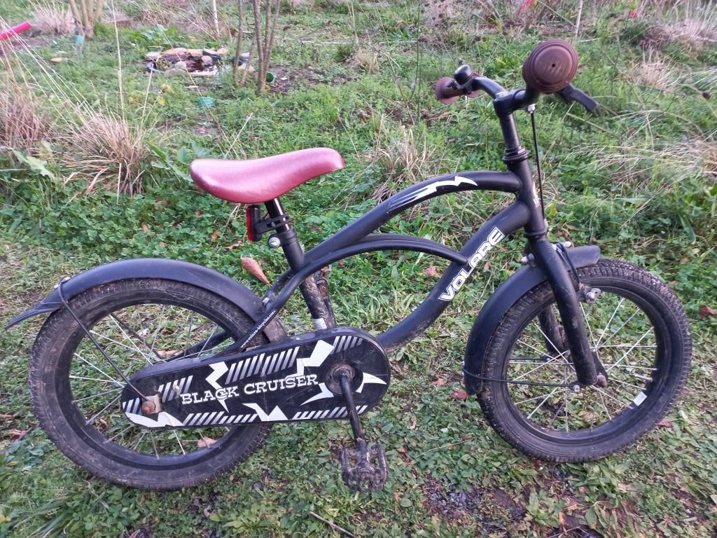 Jongensfiets Volare Black Cruiser 16 inch, Enlèvement, Comme neuf, 16 pouces, Volare