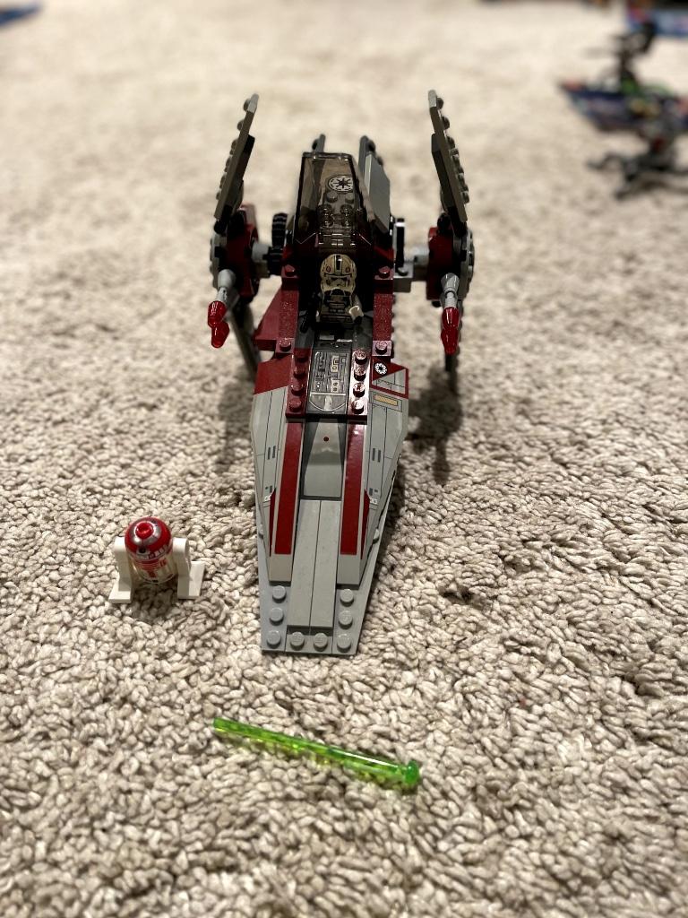 LEGO Star Wars 75039 - V-wing Starfighter, Ophalen, Zo goed als nieuw, Actiefiguurtje