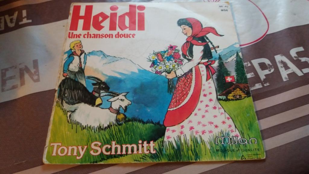 Disque vinyl 45 tours heidi Une Chanson Douce, Enlèvement ou Envoi, Comme neuf