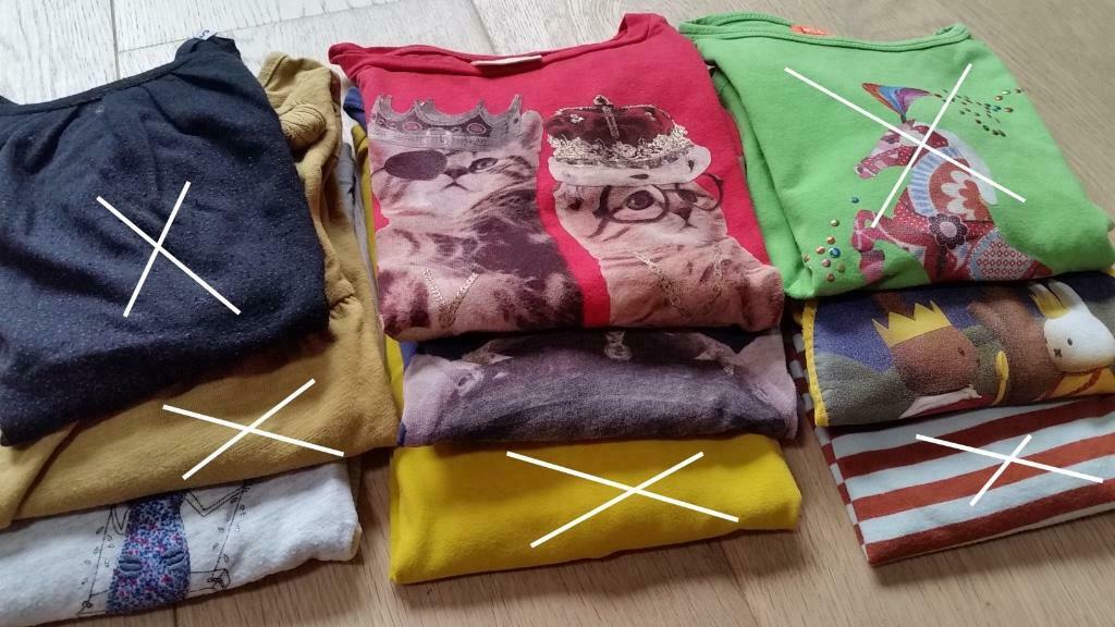 Nog 4 longsleeves 'Hilde&co/Zara' (maat 110), Ophalen of Verzenden, Gebruikt, Meisje, Shirt of Longsleeve