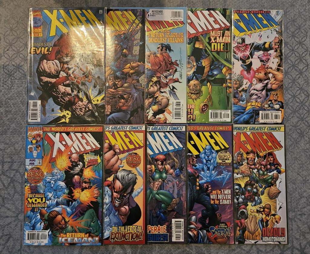 X-Men (vol.2) #61-70 (1997) Operation : Tolerance Zero, Boeken, Strips | Comics, Zo goed als nieuw, Complete serie of reeks, Ophalen
