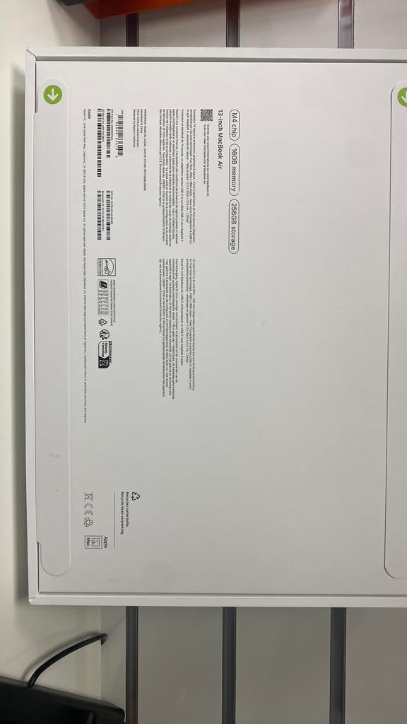 Apple MacBook Air (M4, 2025), Ophalen, 13 inch, SSD, Apple