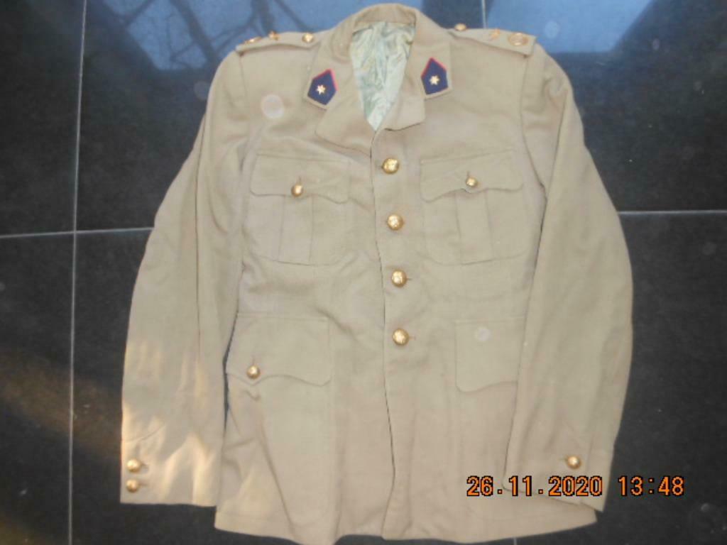 BELGIQUE - ABL 1950 - VESTE OFFICIER DTCA, Ophalen of Verzenden, Landmacht, Kleding of Schoenen