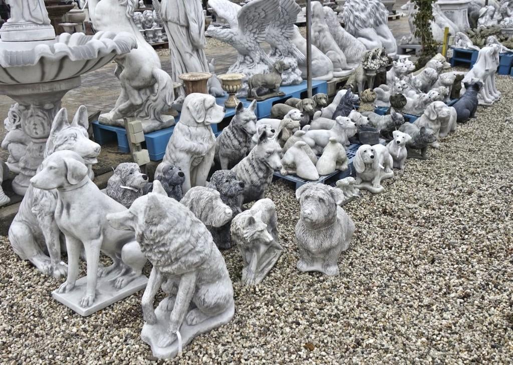 Honden tuinbeelden tuinbeeld hond wolf, Enlèvement, Neuf, Animal