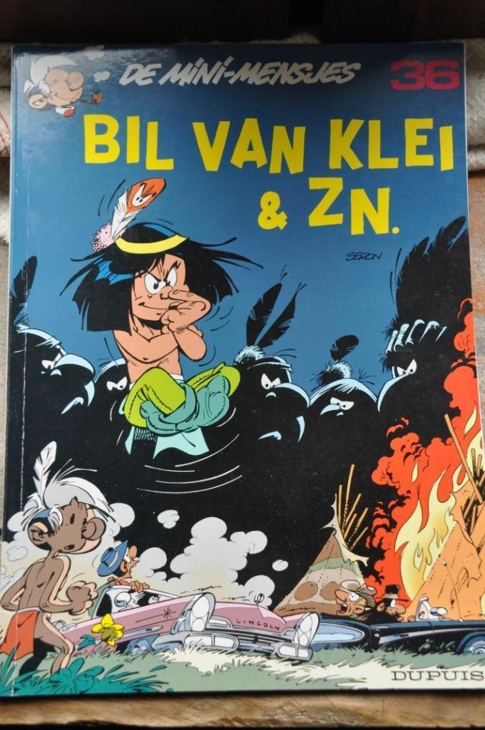 De Mini-Mensjes 36 - Bil van klei & Zn., Boeken, Stripverhalen, Eén stripboek, Ophalen of Verzenden, Gelezen