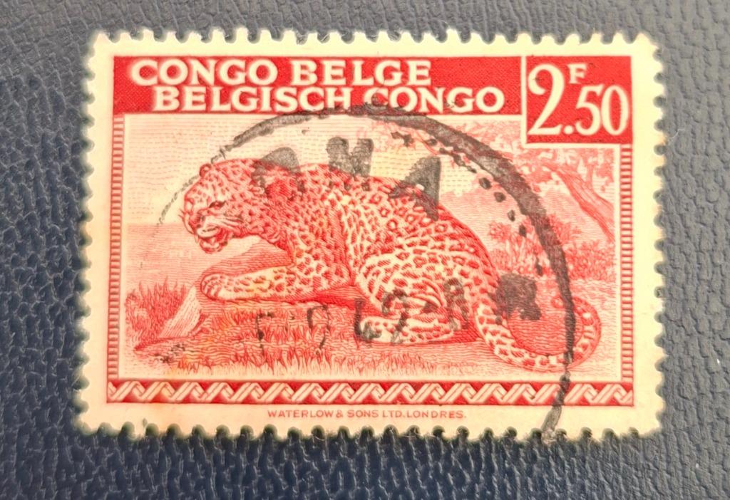 Postzegel Belgisch Congo OBP 261, Ophalen of Verzenden, Gestempeld, Gestempeld