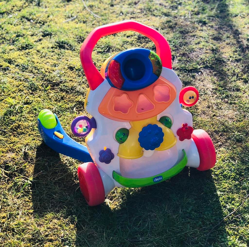 Chicco musical baby meisje jongen loopwagentje, Gebruikt, Mobiel, Met geluid