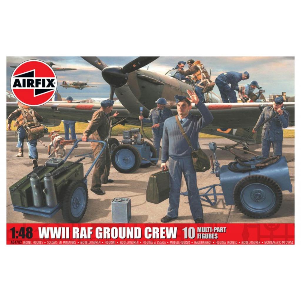 AIRFIX A04702 WWII RAF Ground Crew échelle 1/48, Enlèvement ou Envoi, Neuf, 1:35 à 1:50, Personnage ou Figurines