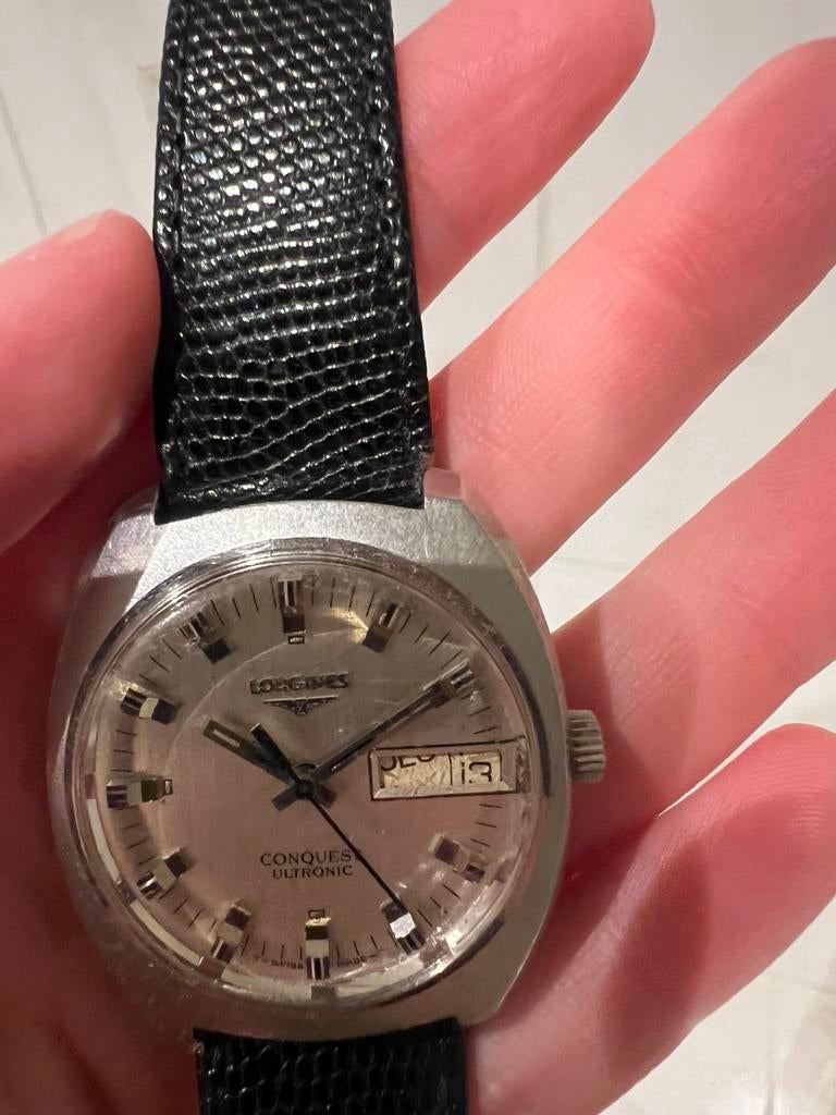 Longines horloge, Handtassen en Accessoires, Horloges | Antiek, Met bandje, Verzenden, Polshorloge, Longines