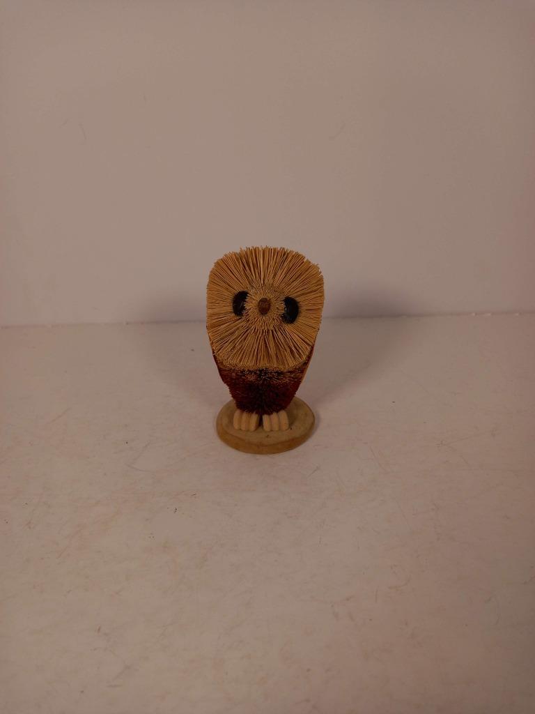 Petit hiboux en bois, Collections, Statues & Figurines, Comme neuf, Animal, Enlèvement ou Envoi