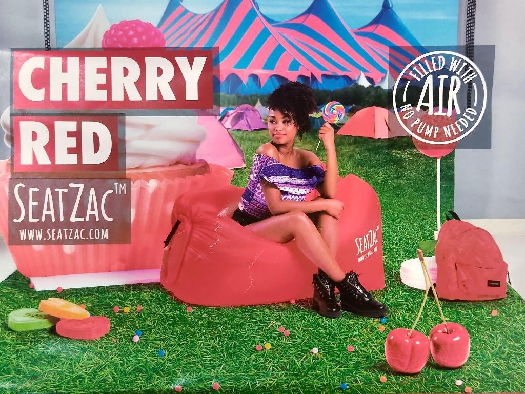 Seatzac vert, rouge ou bleu NOUVEAU, Enlèvement ou Envoi, Neuf, Autres couleurs, Pouf