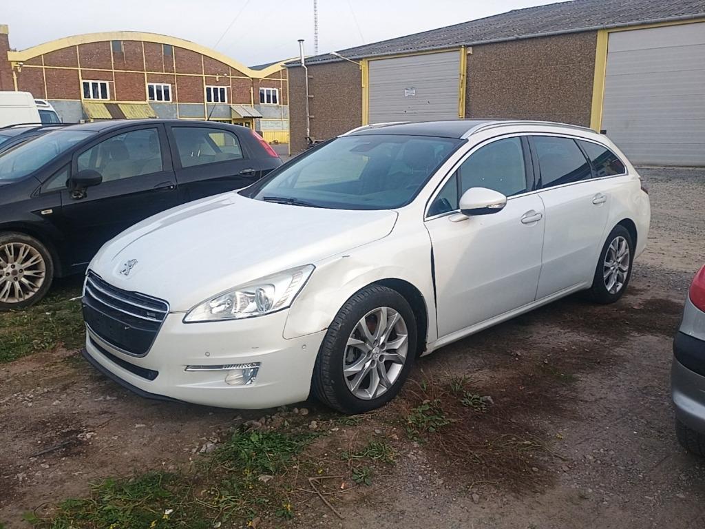Peugeot 508 Hdi 1.6 Boite automatique, Auto's, Peugeot, Euro 5, Zwart, 4 cilinders, Wit