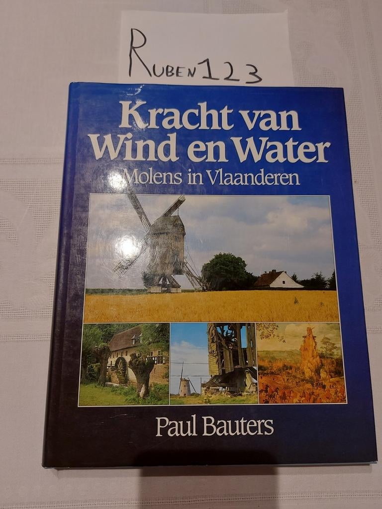 Kracht van Wind en Water windmolens watermolens, Boeken, Ophalen of Verzenden, Zo goed als nieuw