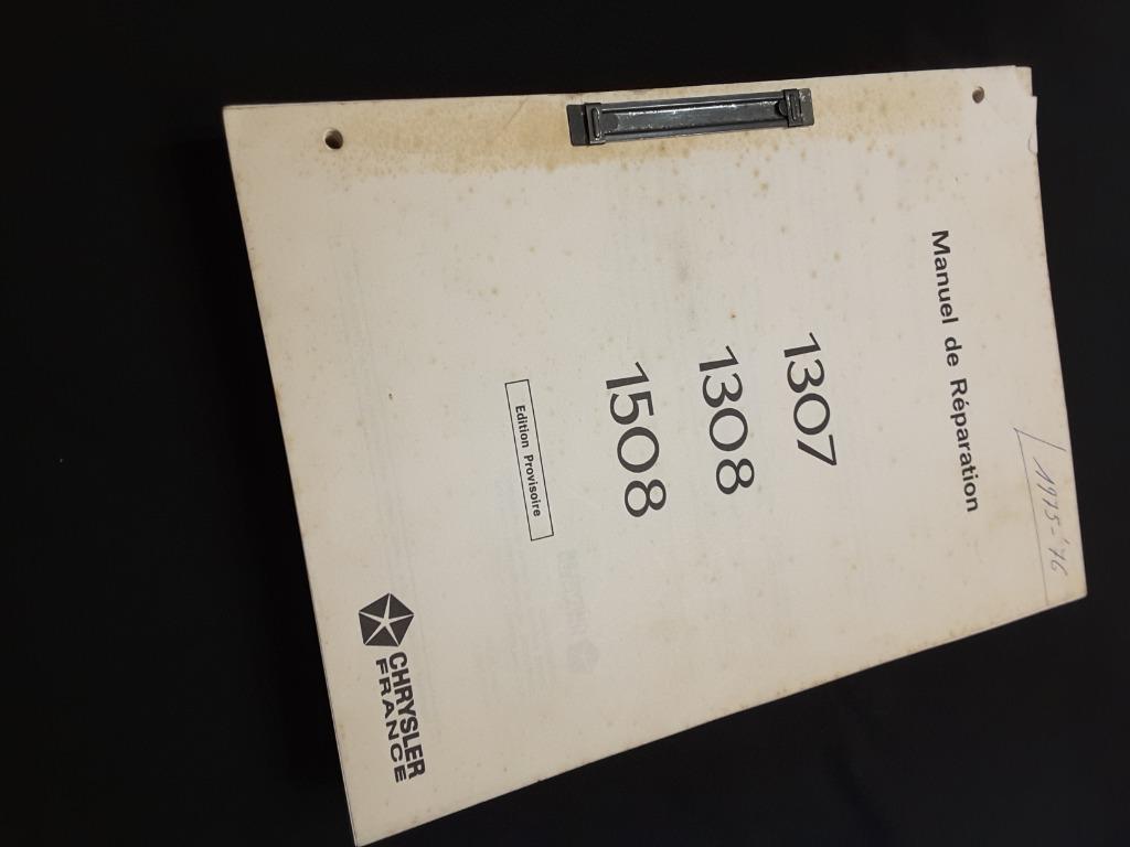 Reparatie handleiding Simca - Chrysler 1307, 1308, 1508. '75, Ophalen of Verzenden