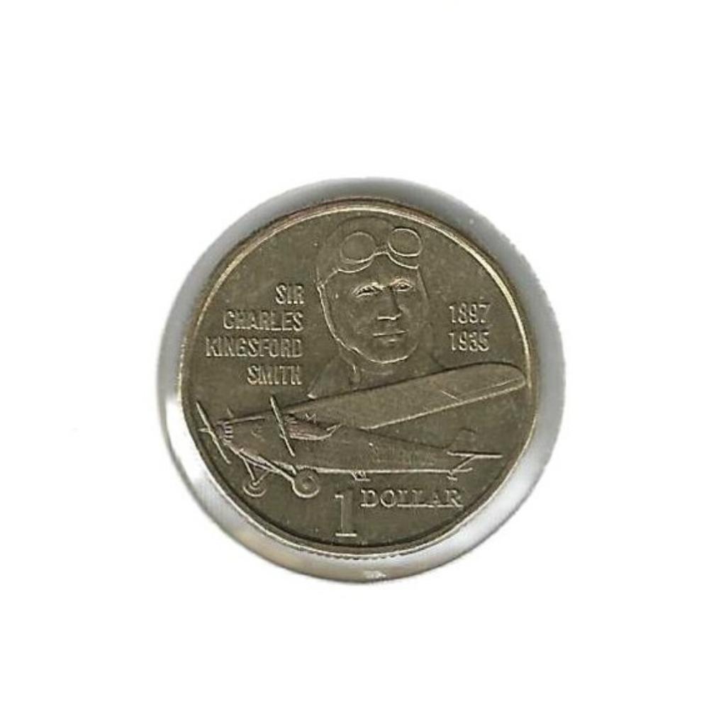 Australië, 1 Dollar 1997, Sir Charles Kingsford Smith., Timbres & Monnaies, Monnaies | Océanie, Enlèvement ou Envoi, Monnaie en vrac