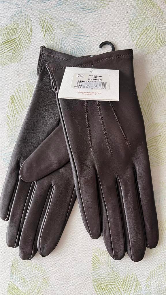 Leren dameshandschoenen, Kleding | Dames, Ophalen of Verzenden, Zo goed als nieuw, Handschoenen