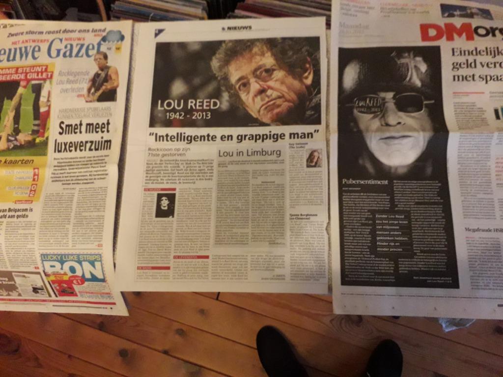 Lou Reed, Collections, Enlèvement ou Envoi