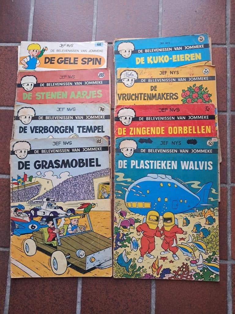 8 Jommekes met mankementen  2 euro voor alles, Enlèvement ou Envoi, Utilisé