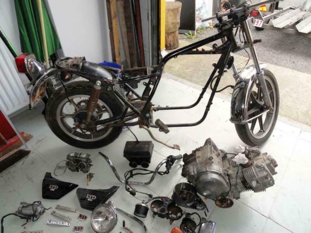 onderdelen kawasaki ltd 400 en ltd 440, Motoren, Ophalen of Verzenden, Gebruikt