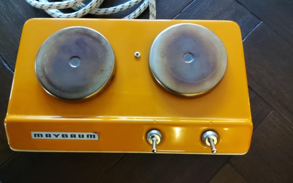 vintage kinder kookplaat jaren 60-70 (decoratie) Maybaum, Antiek en Kunst, Ophalen of Verzenden