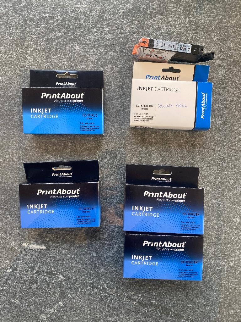 Printabout cartridges voor Canon Pixma, Ophalen of Verzenden, Nieuw, Cartridge, Canon
