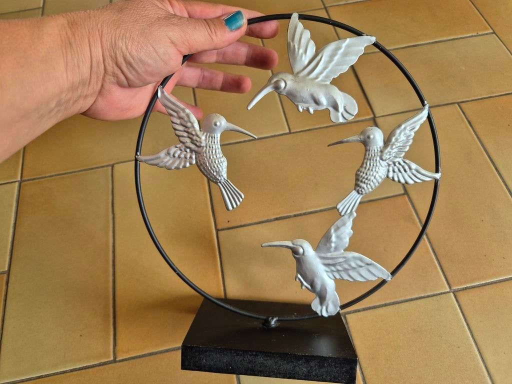 Metalen kolibrie decoratie, Ophalen of Verzenden