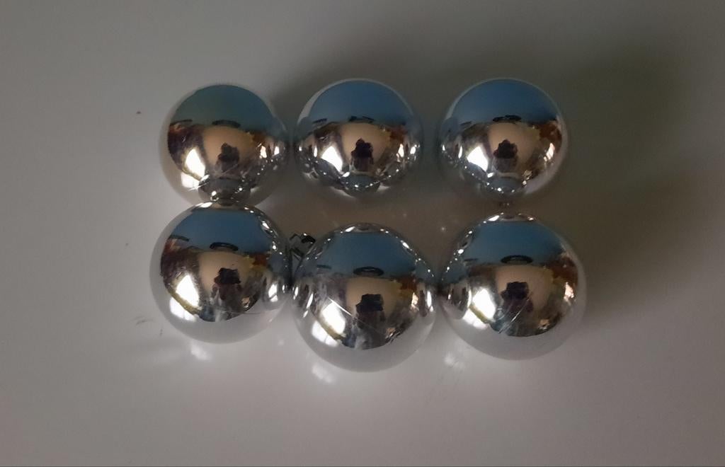 6 boules de Noël, Enlèvement ou Envoi, Utilisé, Décoration