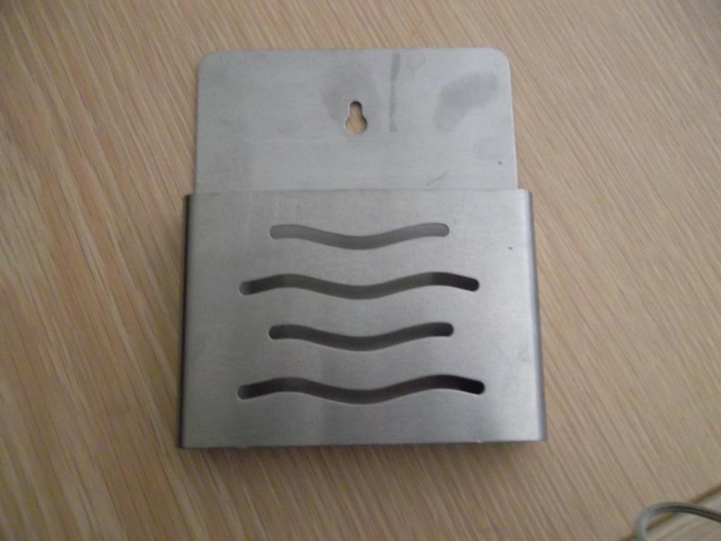 inox houder pen en papier, Ophalen of Verzenden, Gebruikt