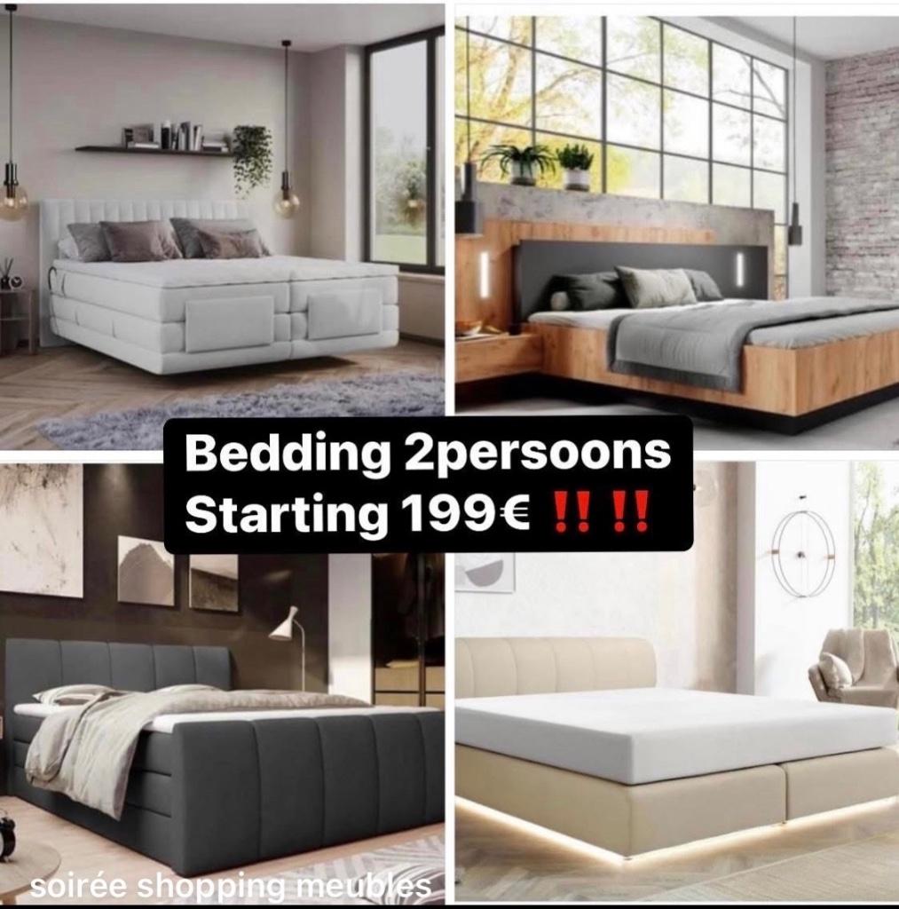 #SOLDEN #BOXSPRING #SOFA #FURNITURE TOT-70% VOORDEEL ☎️SNEL, Huis en Inrichting, Slaapkamer | Boxsprings, Nieuw, Ophalen of Verzenden
