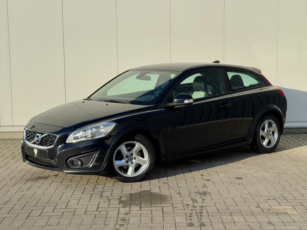 ✅ Volvo C30 1.6 D DRIVe GARANTIE Airco 1.Eig Parkeersensor, Auto's, 4 zetels, Stof, Zwart, 4 cilinders
