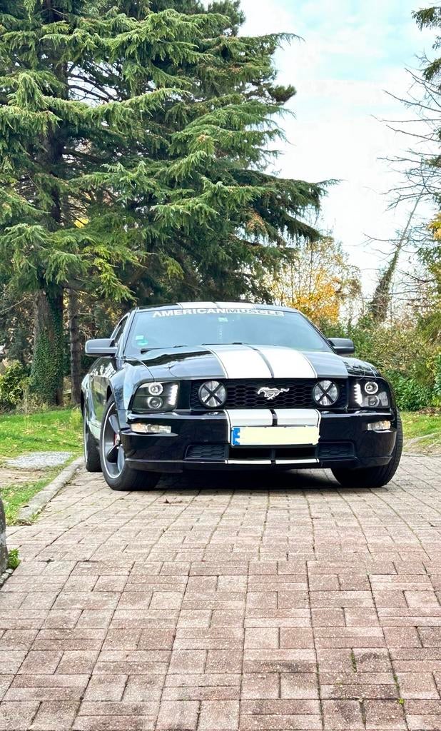 Ford Mustang GT 4.6 V8, Auto's, Automaat, Achterwielaandrijving, Zwart, Leder