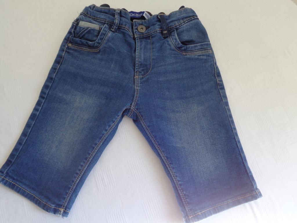 Jeans bermuda - taille 128 - 8 ans, Enfants & Bébés, Vêtements enfant | Taille 128, Pantalon, Garçon, Enlèvement ou Envoi, Okaidi