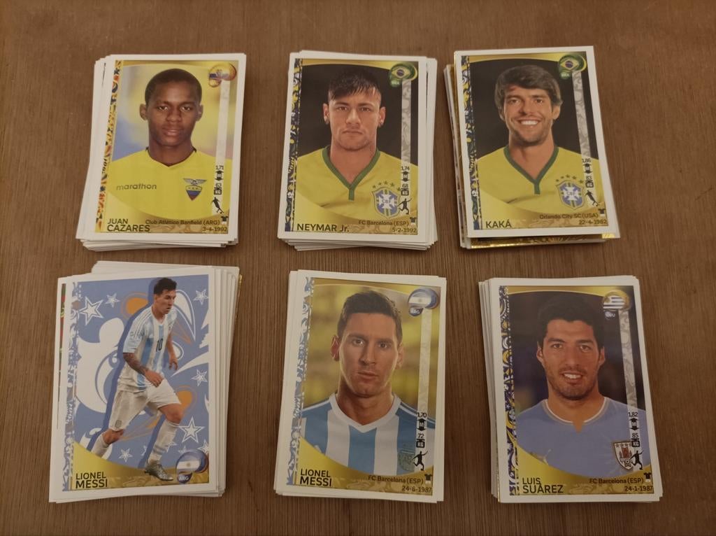 Panini Copa America USA 2016 , 283 verschillende stickers., Ophalen of Verzenden
