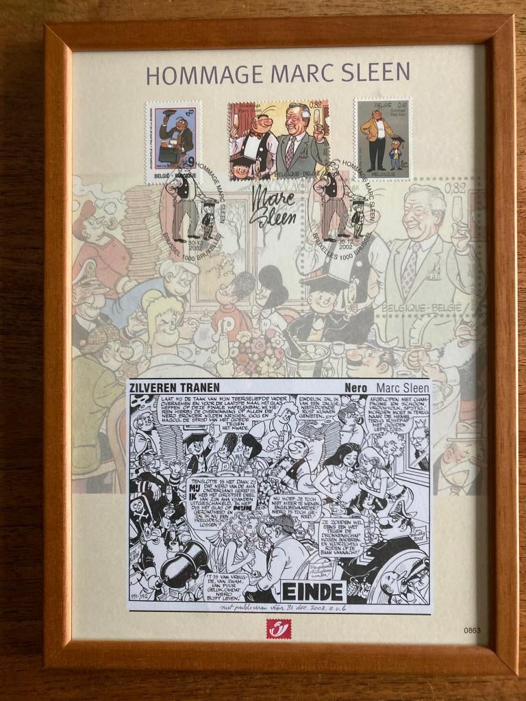 Hommage Marc Sleen -  Nero - Gesigneerd, beperkte oplage, Ophalen, Nieuw